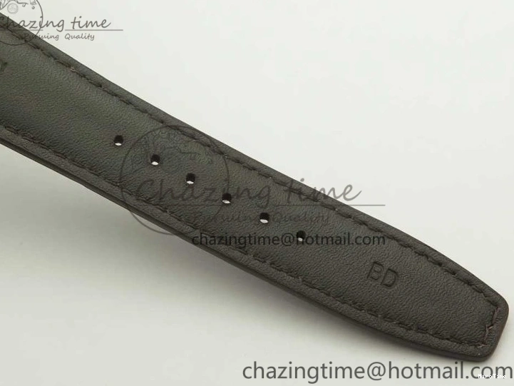 MIROTIME 0127 Lightweight Portuguese Tourbillon IW504602 SS ZF Best Edition Gray Dial on Brown Leather Strap 7177